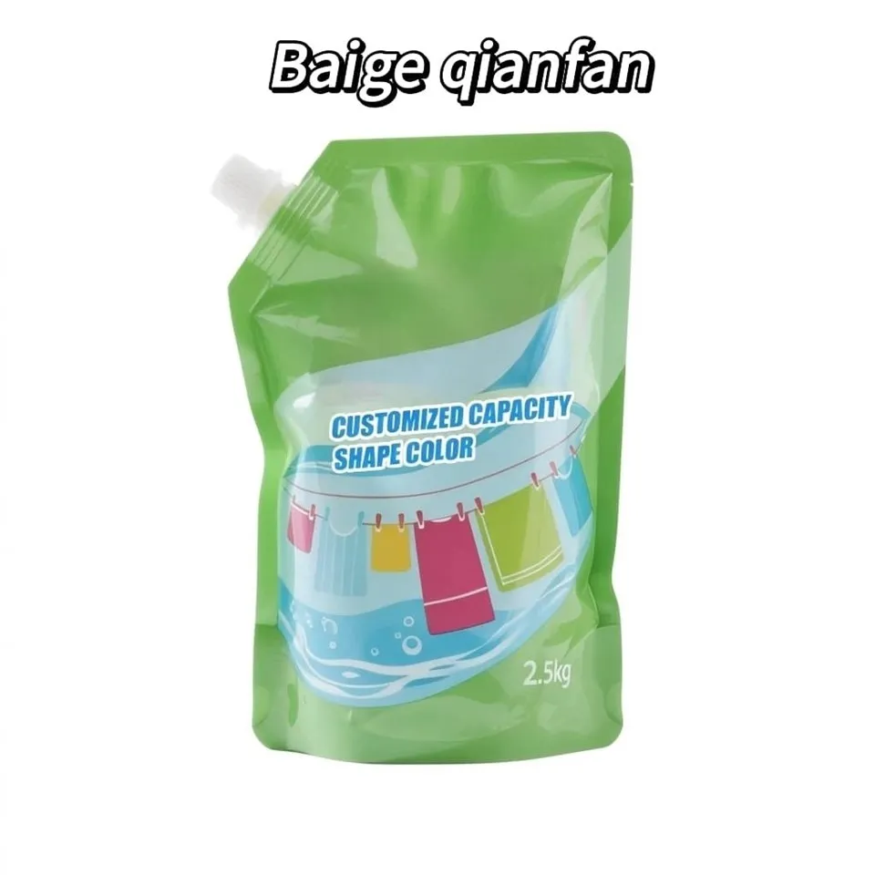 Puhdistustuotteiden pakkauspussit