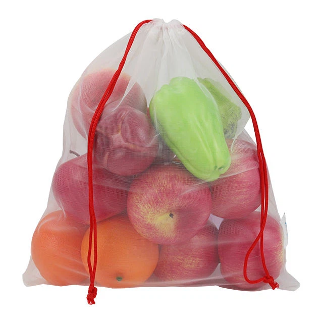 Ympäristöystävälliset kiristysnauhapussit hedelmävihanneksille