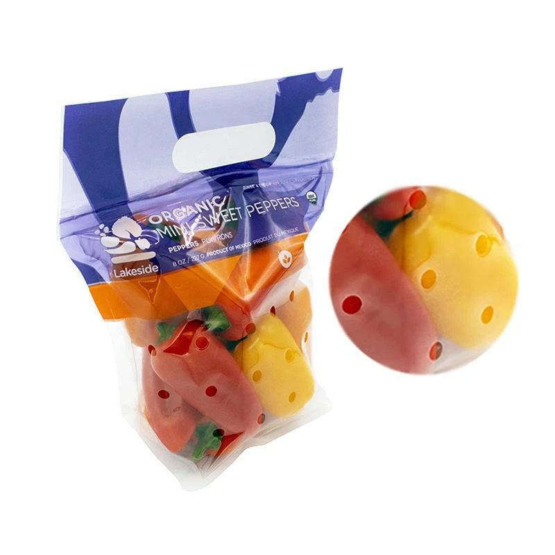 Hedelmät ja vihannekset pussi reikiä