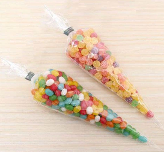 Kartion muotoinen muovipakkauspussi Alennushinta